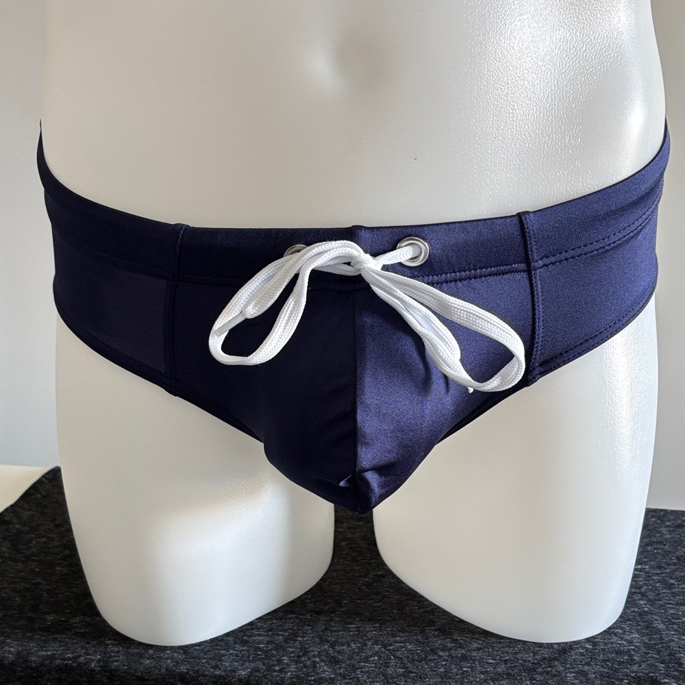 Classic Navy Men's Swim Trunks